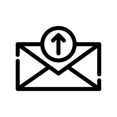 posta simgesi vektörü izole edildi