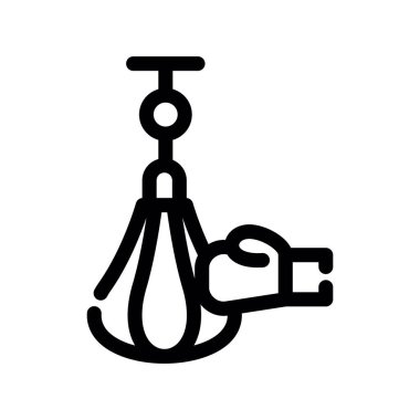 kanca ikon vektör illüstrasyonu