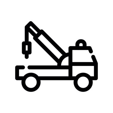 inşaat simgesi vektörü beyaz arkaplanda izole edildi, inşaat şeffaf işareti, çizgi ve doğrusal sembol, doğrusal tasarım