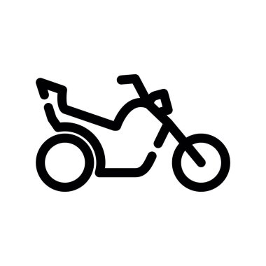 motor vektörü ince çizgi simgesi