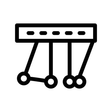 Sepet ikonu vektör illüstrasyonu