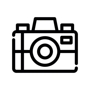 Fotoğraf ikonu vektör illüstrasyonu