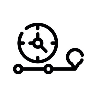 Kronometre simgesi çizimi