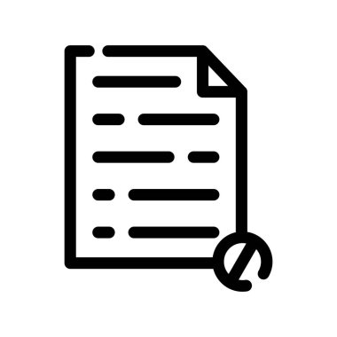 Kişisel ve ticari kullanım için vektör belgesi simgesi.