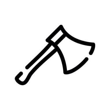 Axe simgesi, vektör illüstrasyonu