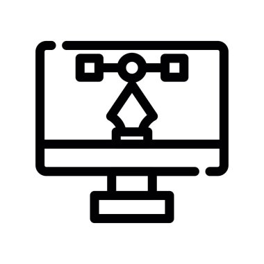 ekran vektör simgesini izle