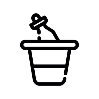 Gıda simgesinin vektör illüstrasyonu