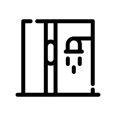 pencere vektörü ince çizgi simgesi