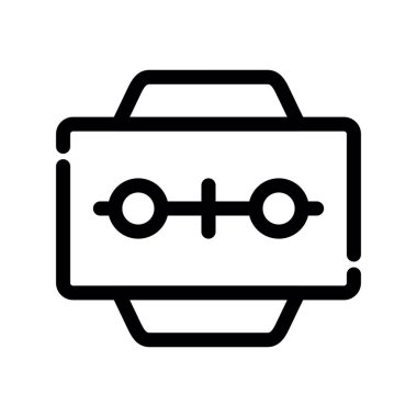 Şeffaf bir arkaplanda para vektör illüstrasyonu. Birinci kalite semboller. Konsept ve grafik tasarım için ince çizgi simgesi.