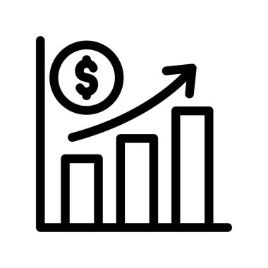 grafik vektörü ince çizgi simgesi