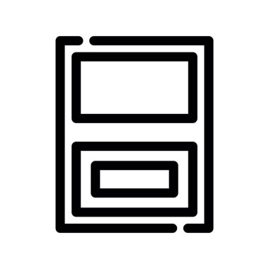 kitap simgesi vektör illüstrasyonu