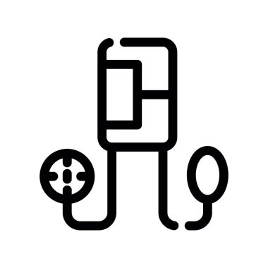 illustration vector graphic of cable icon template design