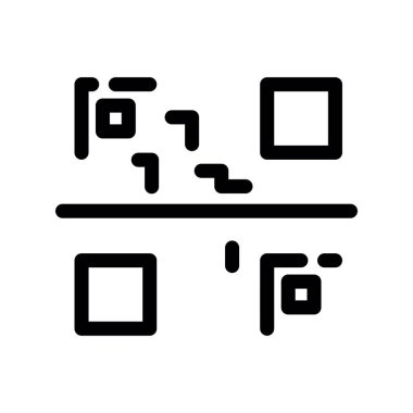 Modern bir simgenin vektör illüstrasyonu