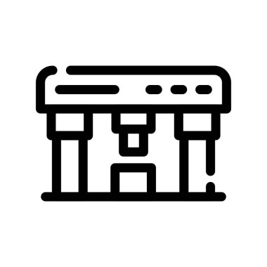 vektör ince çizgi simgesini kaydet