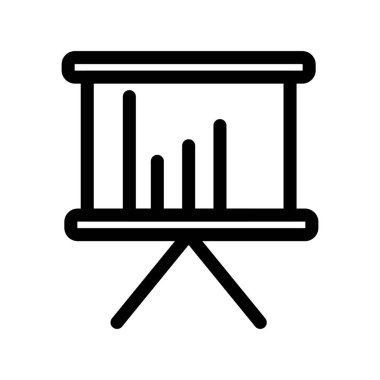 grafik vektörü ince çizgi simgesi