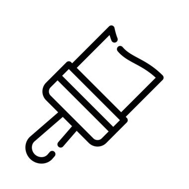 Beyaz arkaplanda vektör simgesi izole edildi