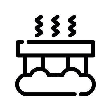 Gıda simgesinin vektör illüstrasyonu