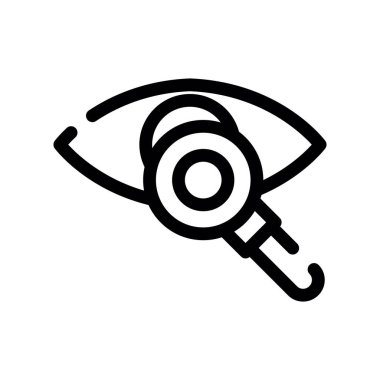 Göz simgesi. özet biçimi.