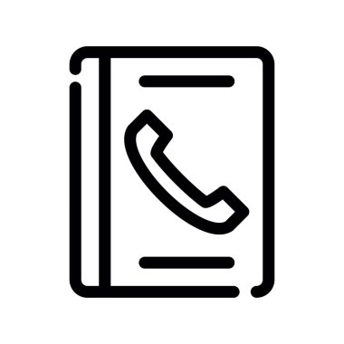 kitap vektörü ince çizgi simgesi