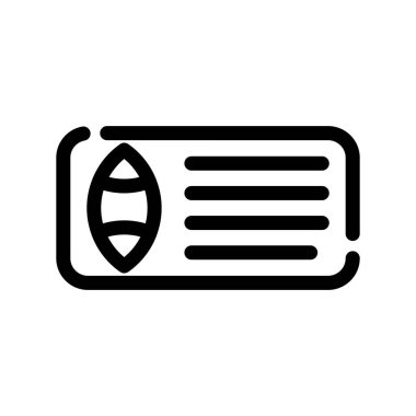 Beyaz simgenin vektör illüstrasyonu