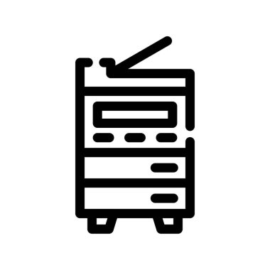 Klima çizgisi simgesi, vektör illüstrasyonunda konsept işareti, vektör illüstrasyonu, sembol