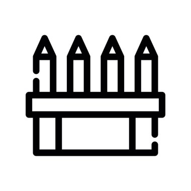 Eğitim ve okul simgesinin vektör illüstrasyonu