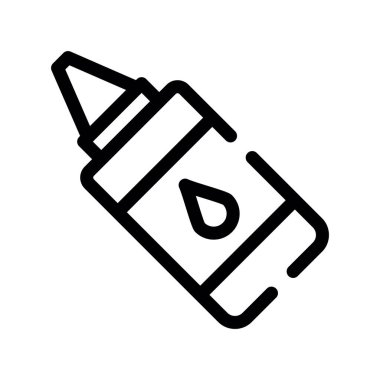 kalem vektör çizgisi simgesi