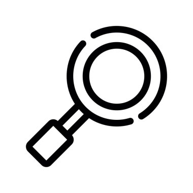 Arama simgesi vektör illüstrasyonu