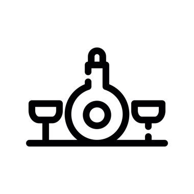 Modern bir gaz ikonunun vektör illüstrasyonu