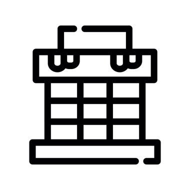 takvim vektör illüstrasyon simgesi