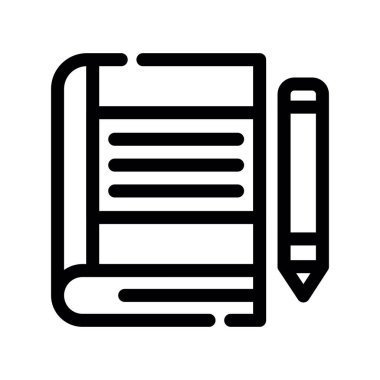 Sanat Kitabı simgesi vektör çizimi tasarımı