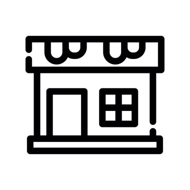 vektör ince çizgi simgesi oluşturuluyor