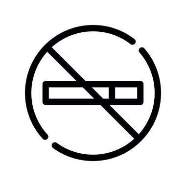 Sigara ikonu yok. şeffaf üzerinde izole edilmiş sigara içme vektörü simgesi yok