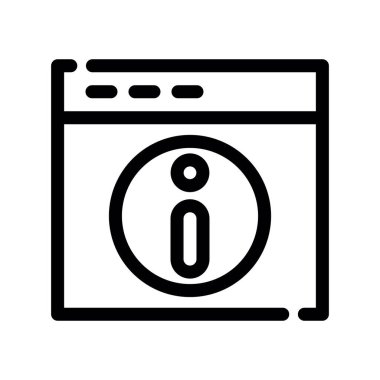 Vektör seo simgesi illüstrasyonu