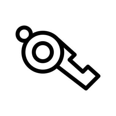 anahtar vektör ince çizgi simgesi