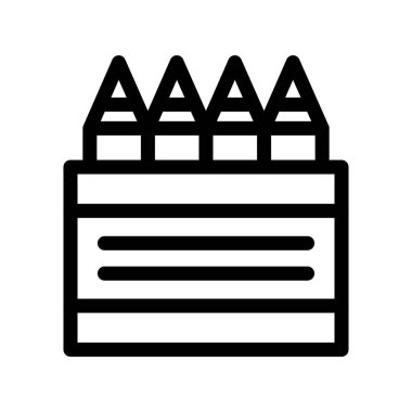 kalem vektörü ince çizgi simgesi