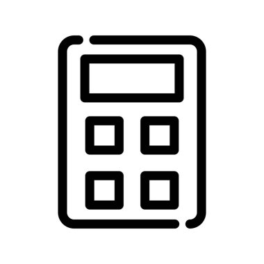 Hesaplayıcı Vektör Satır Simgesi Tasarımı
