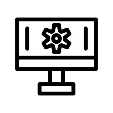 bilgisayar simgesi, vektör illüstrasyonu