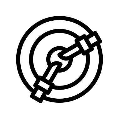 seo modern simgesinin vektör illüstrasyonu