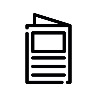 Vektör Belgesi düz simgesi