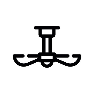 Çizgi film simgesinin vektör çizimi