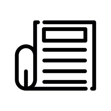 gazete vektör illüstrasyon tasarımı