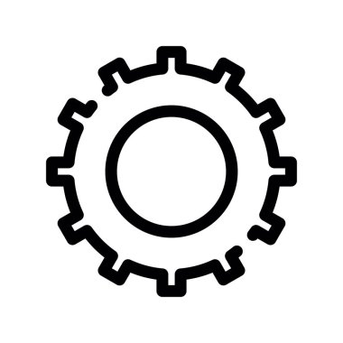 dişli simgesi vektör illüstrasyonu