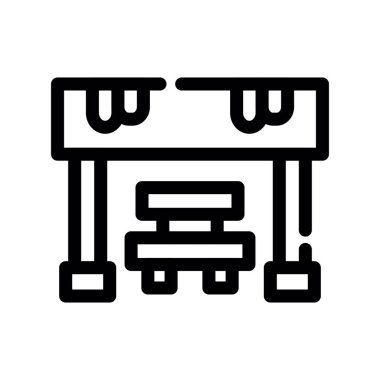 taşıyıcı satır vektör simgesi