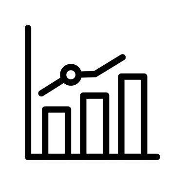 grafik vektörü ince çizgi simgesi