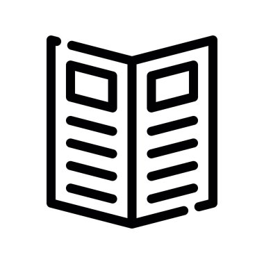 kitaplar ince çizgi simgesi