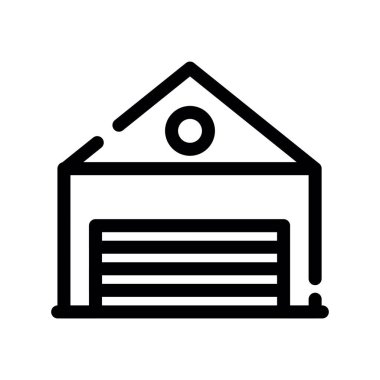 ev simgesi vektör illüstrasyonu