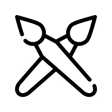 Bahçe ve simgenin vektör illüstrasyonu,