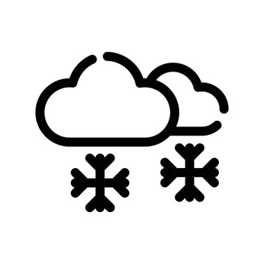 bulut simgesi, vektör illüstrasyonu