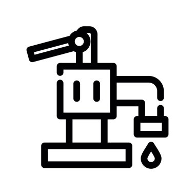 Fabrika simgesi vektör illüstrasyonu